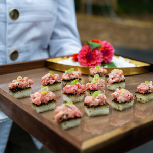 Food by Olivier Cheng Catering. Photo by Mark Kopko Photography.