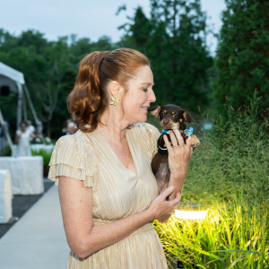 ARF Executive Director Kim Nichols with Presley. Photo by Mark Kopko Photography.