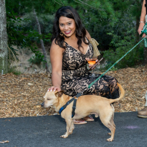 Sheetal Navi with Eddie and ARF\'s Cindy LeRoy. Photo by Mark Kopko Photography.