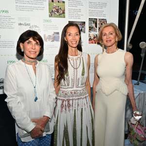 Nancy Silverman, Olivia Chantecaille, Ellen Scarborough. Photo by Andrew Werner.