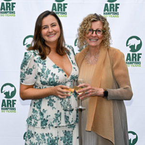 Skylar Borucke and France Posener, daughter of ARF Founder Barbara Hotchkiss Posener. Photo by Andrew Werner.