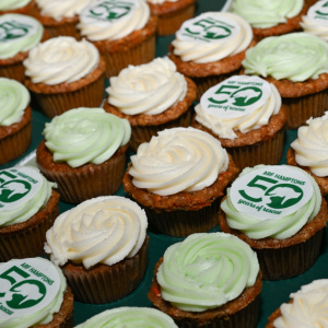 50th Anniversary cupcakes donated by Loaves & Fishes. Photo by Andrew Werner.