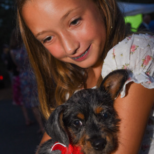 Honoree Delphina Chantecaille with Diego. Photo by Kristin L. Gray Photography.