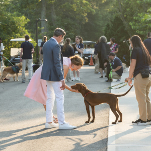 Guests love meeting the animals! Photo by Mark Kopko Photography.