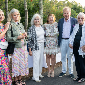 Jessica Burdine, Lisa Taylor, Susan Burke, Mindy Fortin,  Gunther Greiner and Zoe Kamitses. Photo by Mark Kopko Photography.