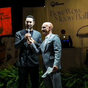 Auctioneer Jason Lamoreaux with Elias Weiss Friedman (The Dogist) offer a very special auction package.