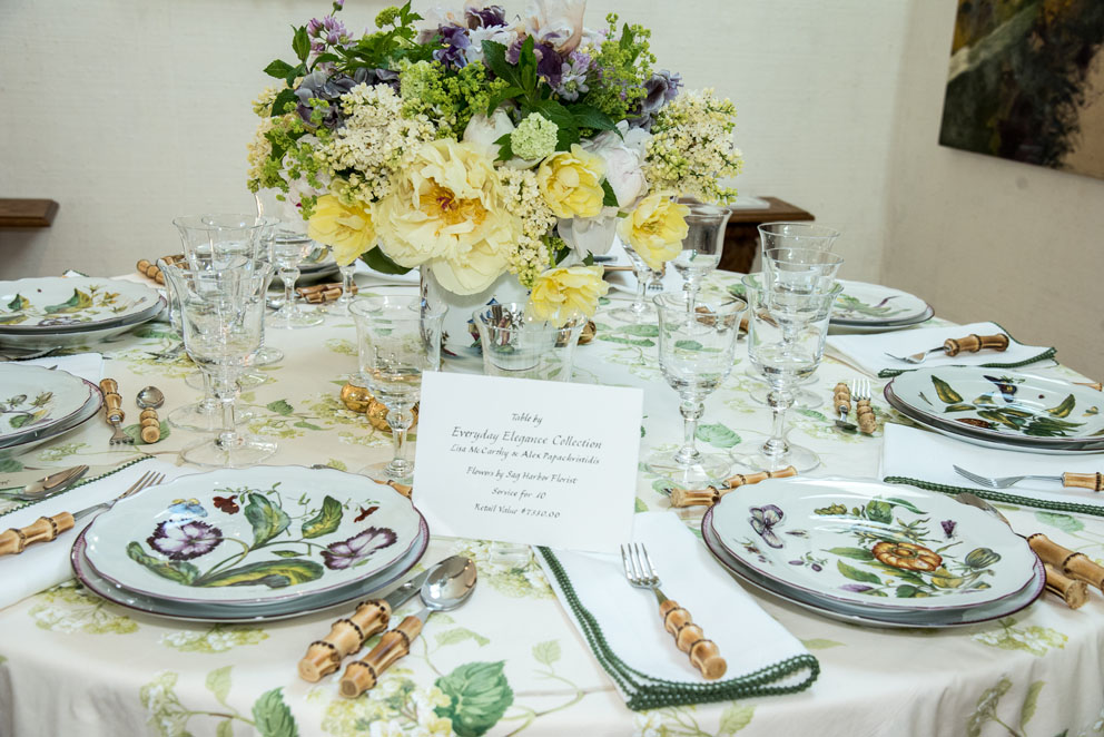 Tablescape donated by Everyday Elegance
