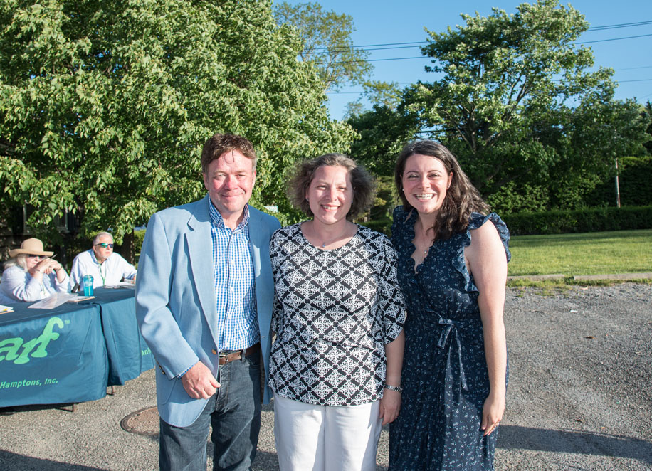 Patrick Mullaly, ARF Medical Director Dr. Christine Asaro and ARF Veterinarian  Dr. Christine Lazorchick