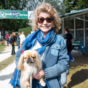 ARF Board Member Kathy Rayner and Chigi. Photo by Lisa Tamburini.