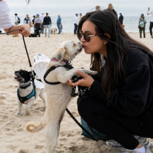 Beach kisses are the best! Photo by Mark Kopko Photography.
