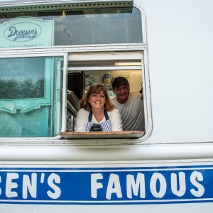 Dreesen's Donut Truck is a Dog Walk tradition. Photo by Lisa Tamburini.