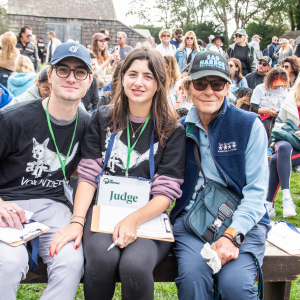 2025 Contest Judges: Skyler Moran, Lindsay Berman and Patrick Christiano. Photo by Lisa Tamburini.