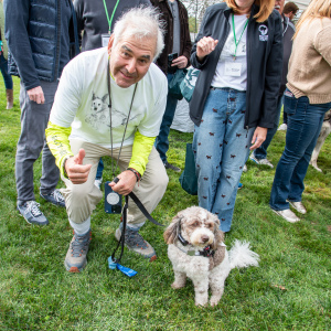 Andy Sabin and Mocha. Photo by Lisa Tamburini.
