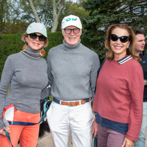 ARF Board Member Ellen Scarborough and Chuck Scarborough with ARF Board Member Lisa McCarthy.  Photo by Lisa Tamburini.