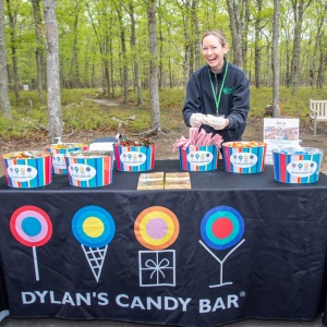 Candy table provided by Dylan's Candy Bar.