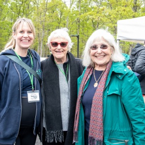 ARF's Meaghan Forrestal with ARF Board Member Zoe Kamitses and Susan Burke.