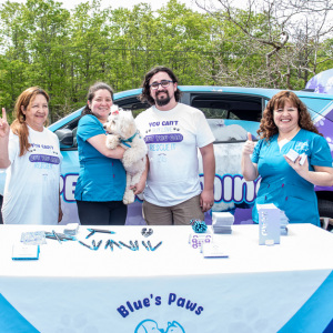 Thank you Blue's Paws Grooming for providing free nail clippings to our four legged guests. Photo by Lisa Tamburini.