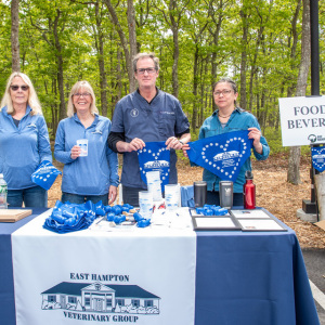 The gang from East Hampton Veterinary Group was on hand for the celebration! Photo by Lisa Tamburini.