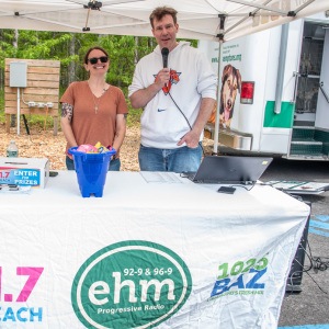 Harry and the crew from WEHM, WBAZ and WBEA were hanging out! Photo by Lisa Tamburini.