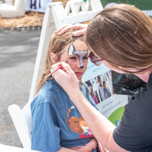Face painting! Photo by Lisa Tamburini.
