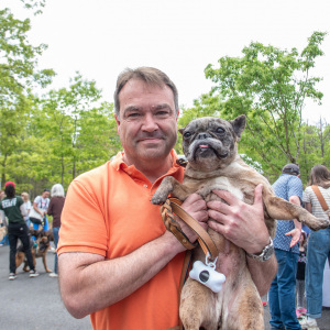 ARF Board Member Robert Russell and Eloise. Photo by Lisa Tamburini.