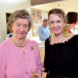 Polly Bruckmann and Gigi Mahon at the ARF Designer Showhouse in 2016. Photo by Sean Zanni/PMC.