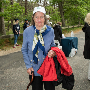 Polly Bruckmann at ARF\'s Groundbreaking event to build our Forever Home in 2021. Photo by Lisa Tamburini.