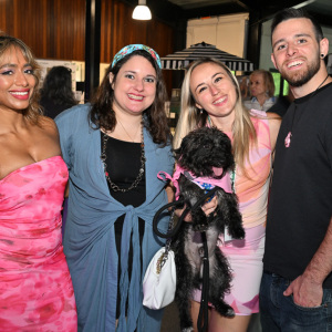 Sandy Garlapati, Alyssa Moudis, ARF Medical Director Dr. Melody Ribeiro with Static and Lee Wade 