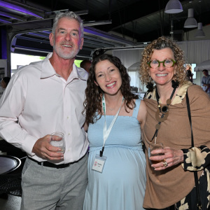 Mark Borucke, ARF's Kristina Curatolo and France Posener