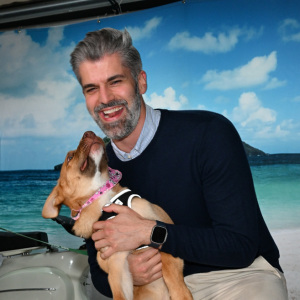 Having fun with puppies!