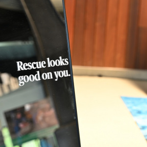 Rescue looks good on you.