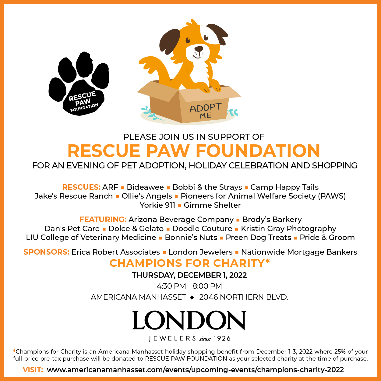 Champions For Charity | Animal Rescue Fund of the Hamptons
